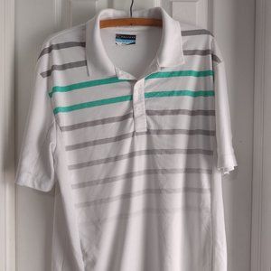 Men's PGA Tour Airflux Size L Polo Shirt Short Sleeves